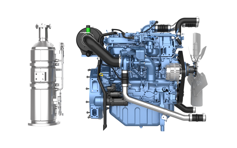 Stromerzeugungsmotor der Serie 4M12 für EU Stufe V